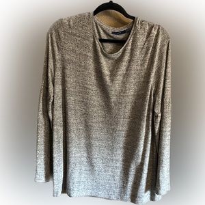 Apt. 9 Gray Bell Sleeve Long Sleeve Shirt